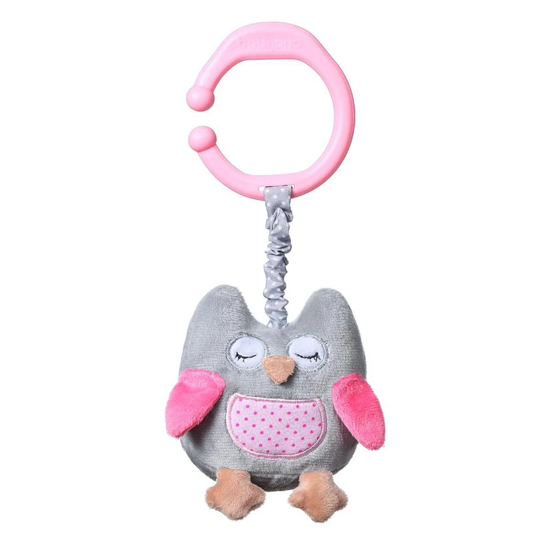 BabyOno játékfigura Sofia bagoly plüss rezgõ 21cm két színben 442