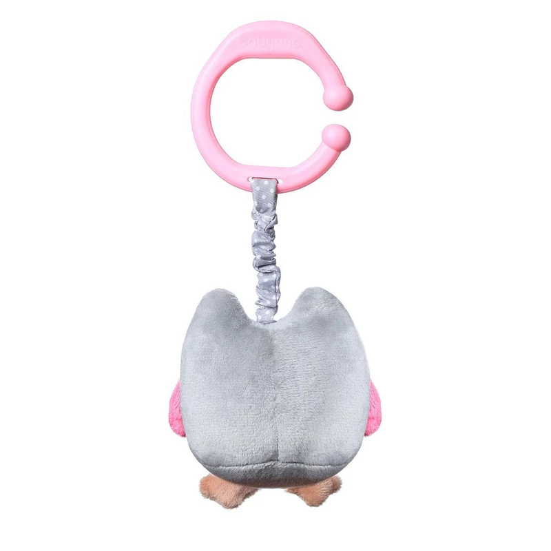 BabyOno játékfigura Sofia bagoly plüss rezgõ 21cm két színben 442