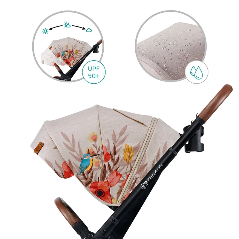 Kinderkraft babakocsi többfunkciós Evolution Cocoon 2in1 puha mózessel Bird