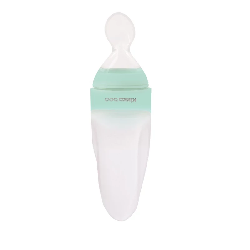 Kikkaboo babaetető szilikonos kanállal 90 ml  rocket menta