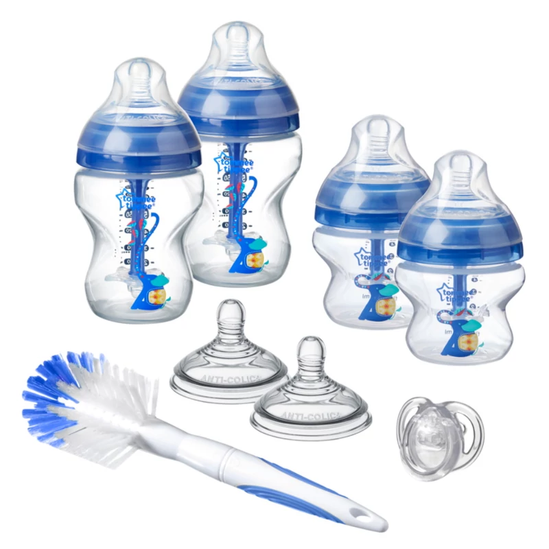 Tommee Tippee cumisüveg Advanced anti colic újszülött kezdő szett kék