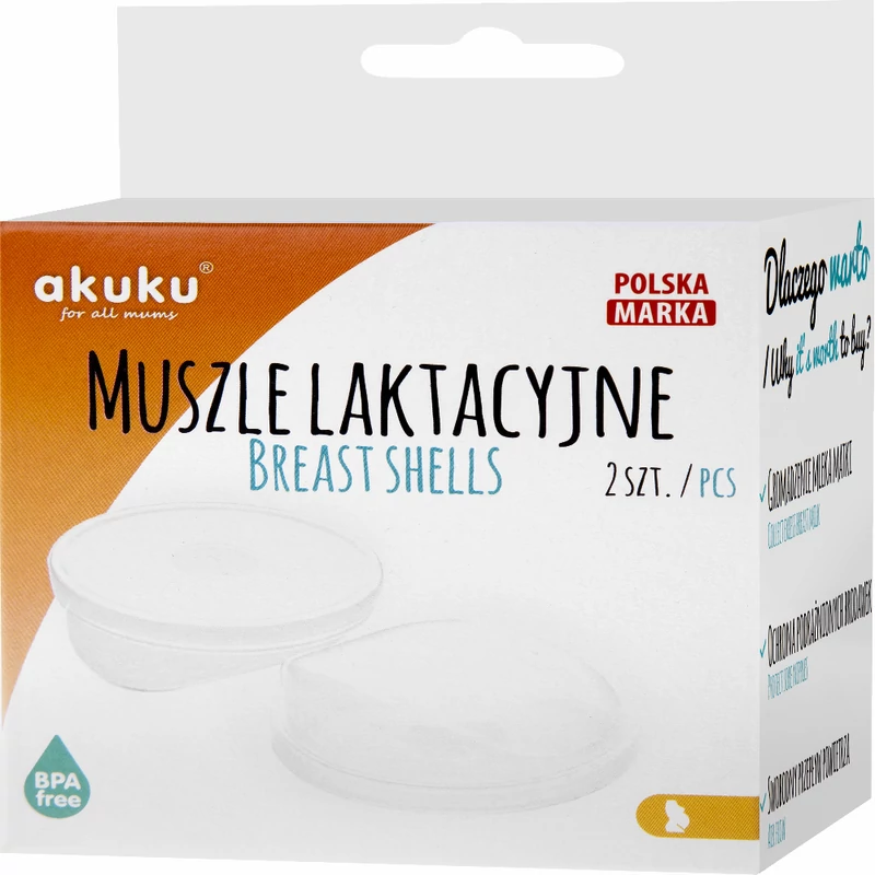 Akuku ultra puha szilikon tejgyûjtő kagyló 2 db
