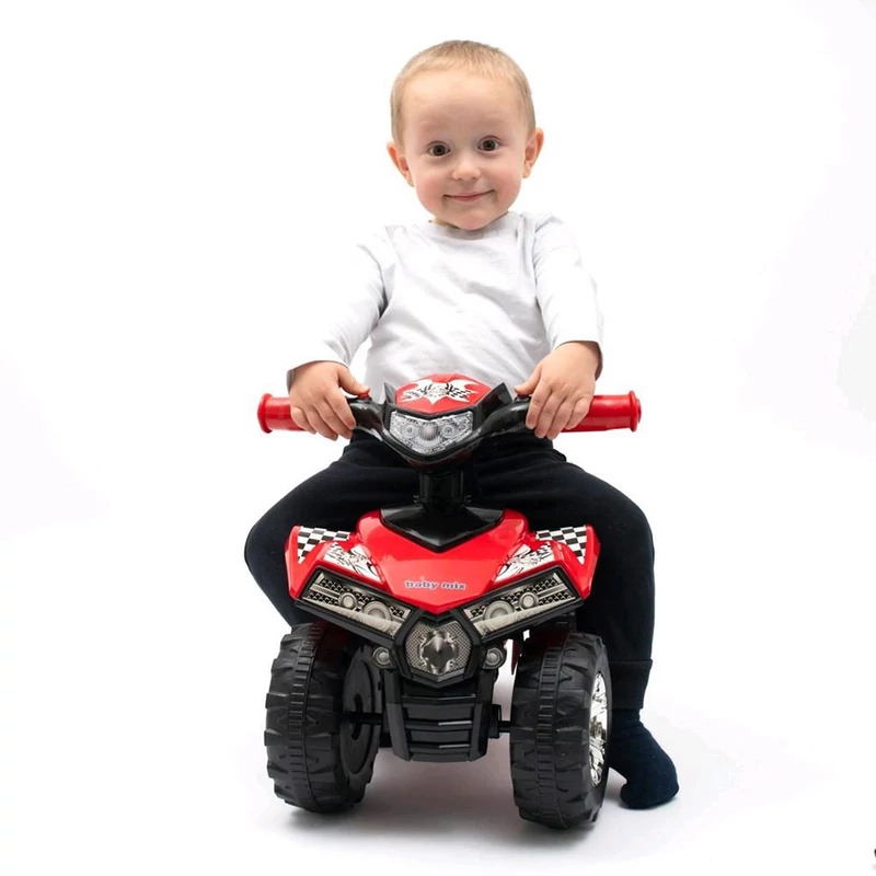 Baby Mix bébitaxi Quad Ride and Go rózsaszín