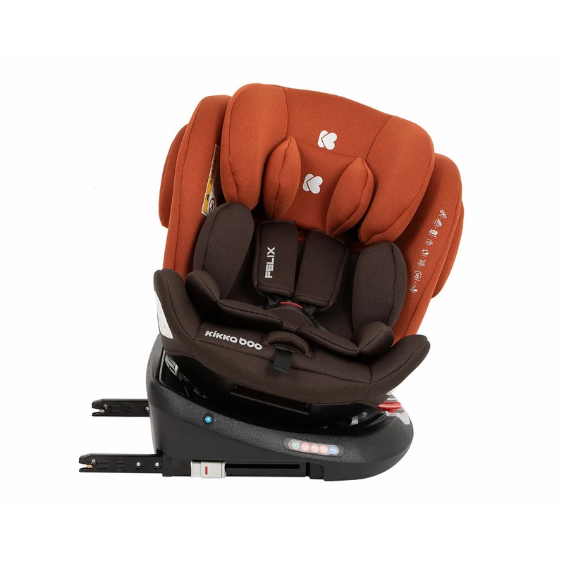 Kikkaboo gyerekülés Felix 360 Isofix 0-36 kg orange