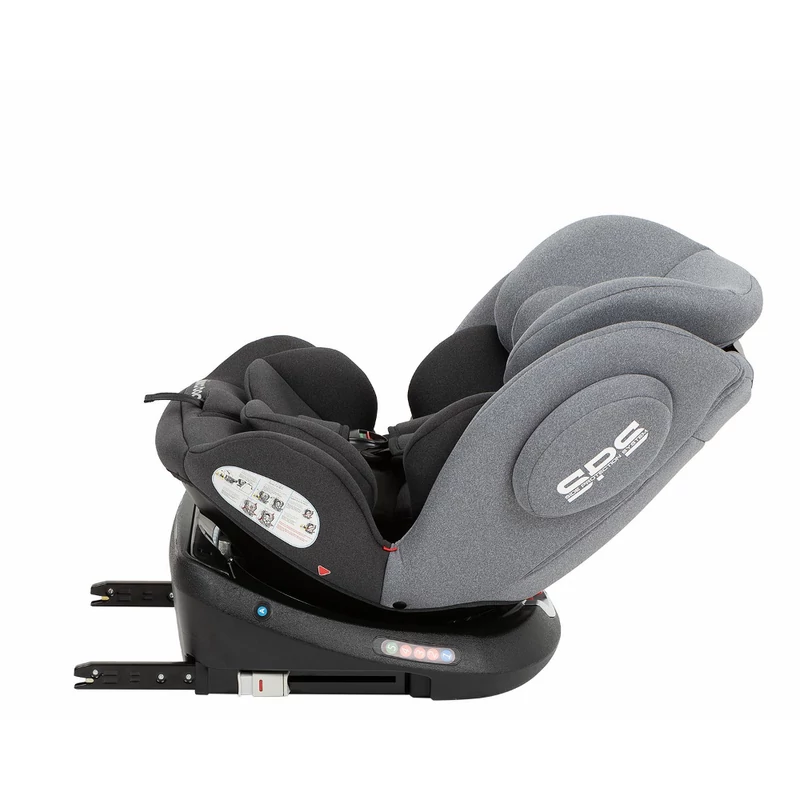 Kikkaboo gyerekülés Felix 360 Isofix 0-36 kg sötétszürke