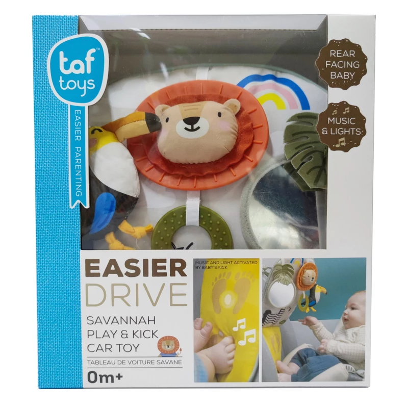 Taf Toys játék autóba - Szavanna Play and Kick interaktív 12765