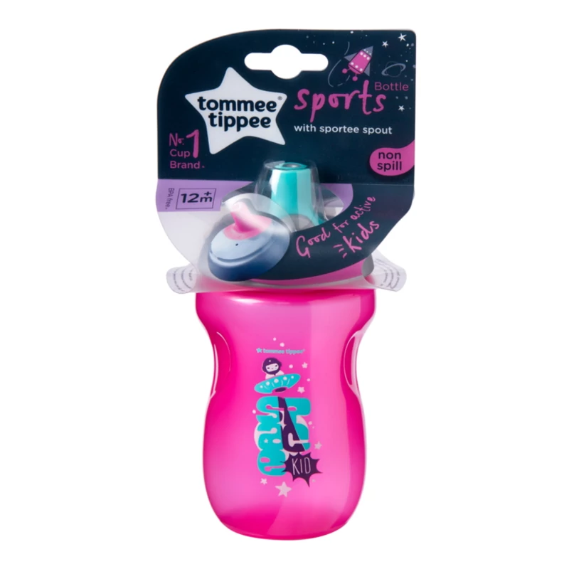 Tommee Tippee itatópohár - Sports Bottle sportkupakos 300 ml lányos