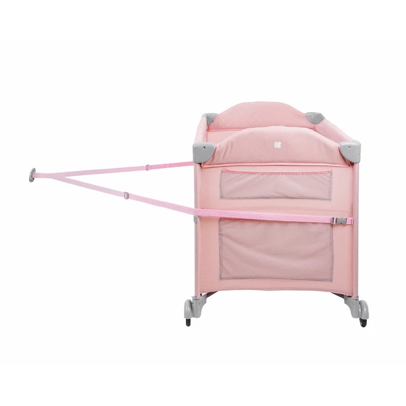 Kikkaboo utazóágy Milky Way pink