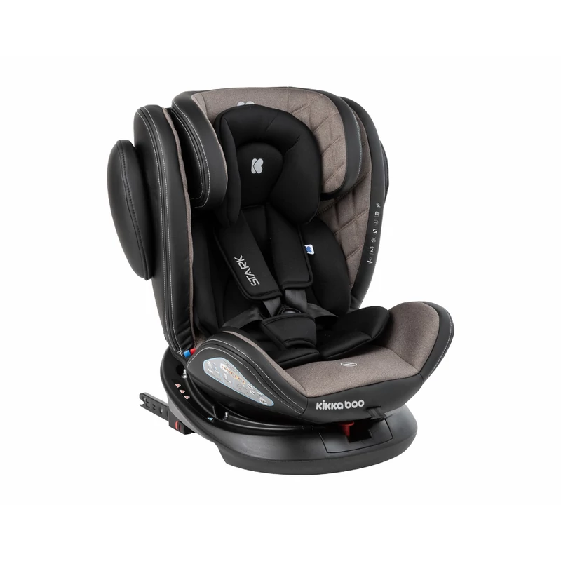 Kikkaboo gyerekülés Stark 360 Isofix 0-36 kg bézs