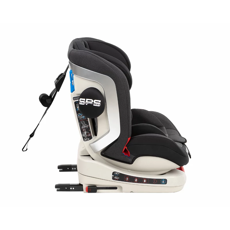 Kikkaboo gyerekülés 4 Strong Isofix 0-36 kg szürke