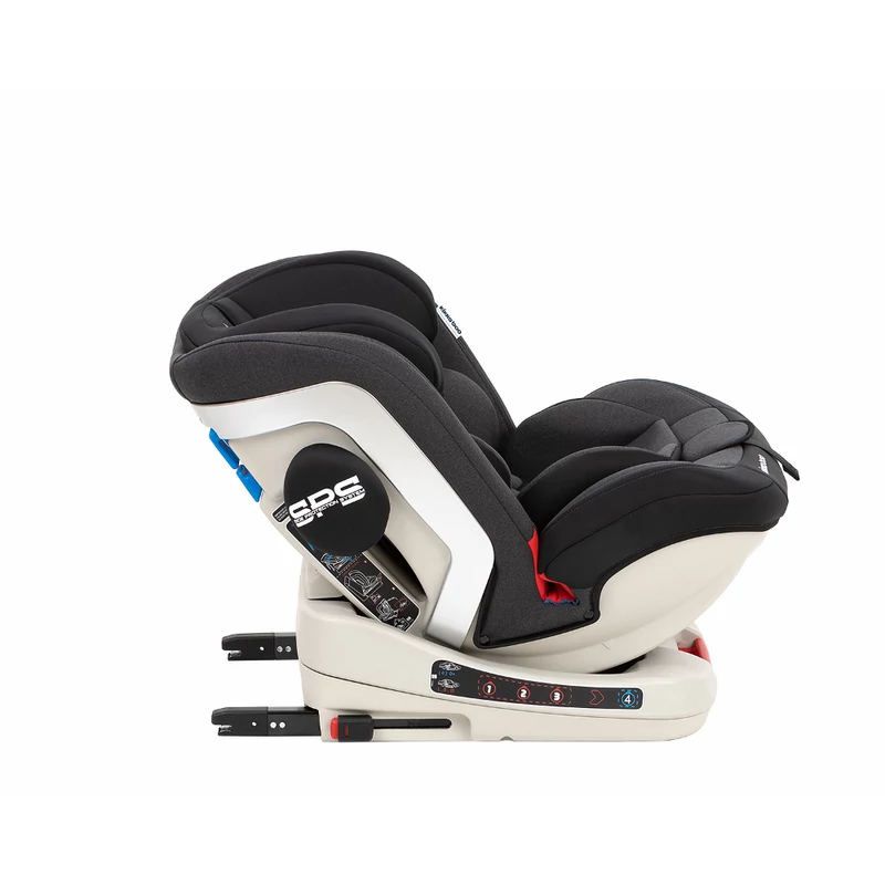 Kikkaboo gyerekülés 4 Strong Isofix 0-36 kg szürke