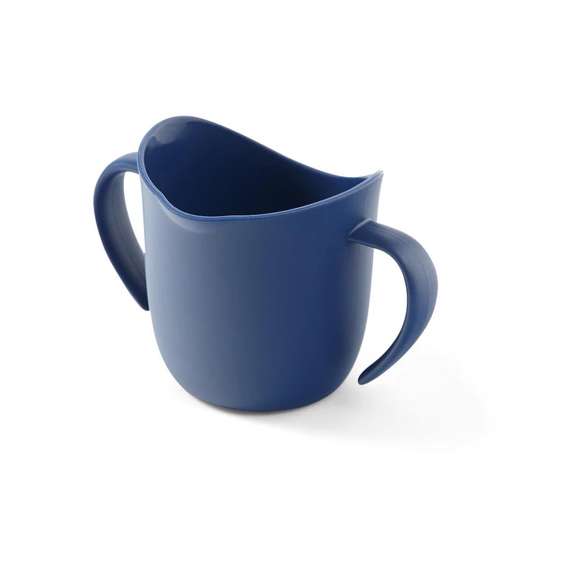 BabyOno tanulópohár - ergonómikus 6hó sötétkék 1463/01