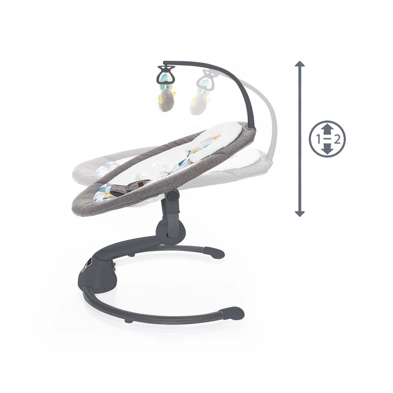 Zopa elektromos hinta - Lullaby - sötét vázzal Háromszögek