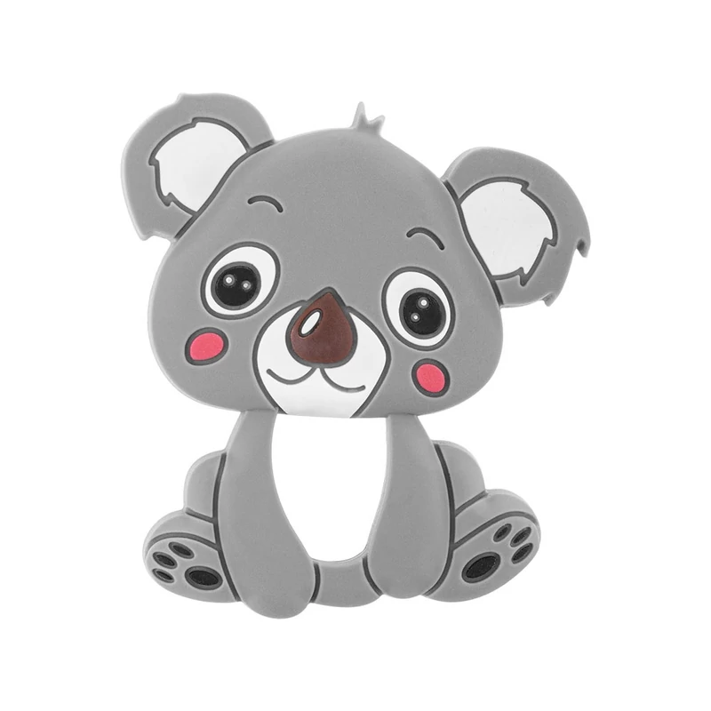 Akuku rágóka - szilikon hûthető  Koala szürke