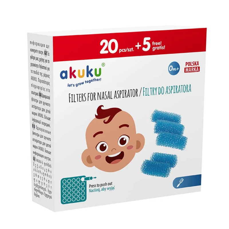 Akuku - orrszívó szûrő 25 db