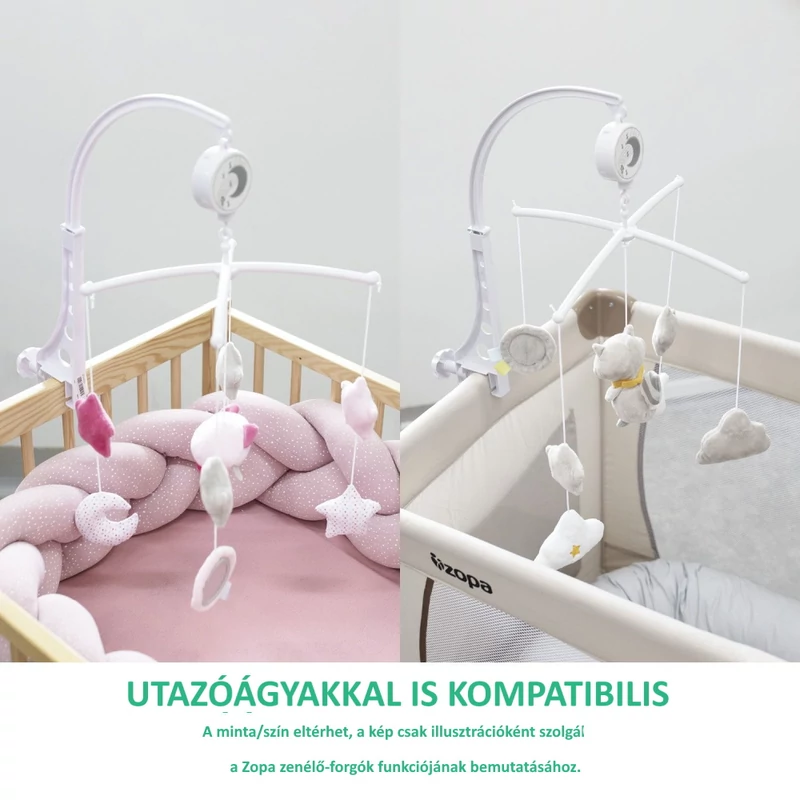 Zopa zenélő-forgó Süni