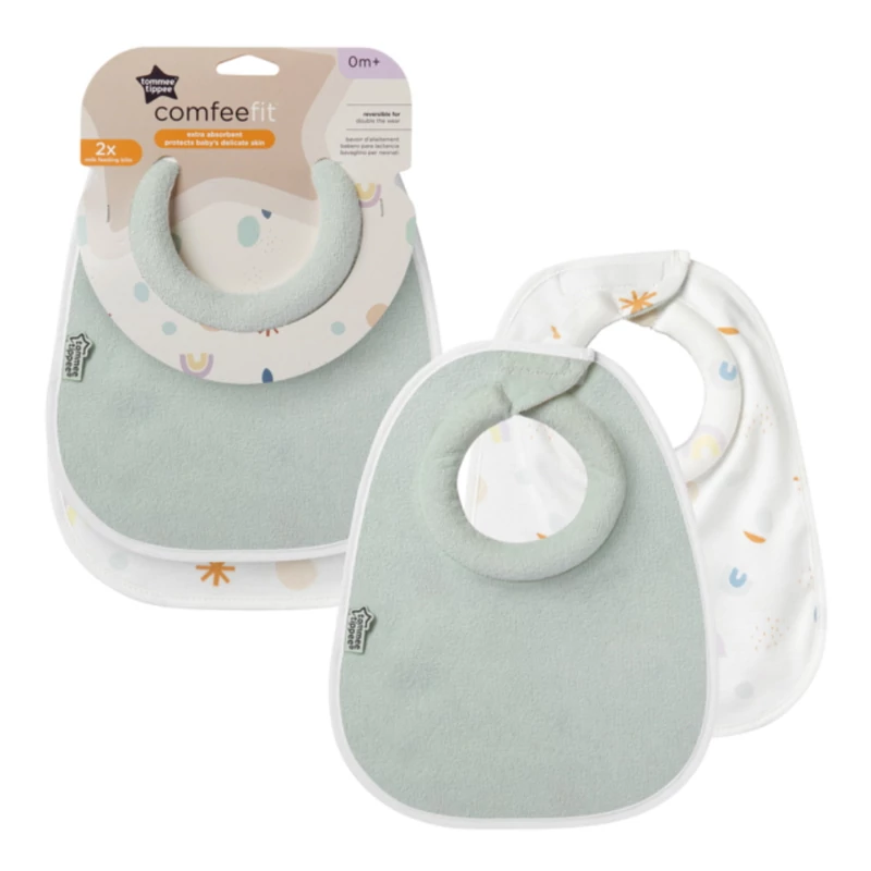 Tommee Tippee etető előke Comfeefit újszülött 2 db