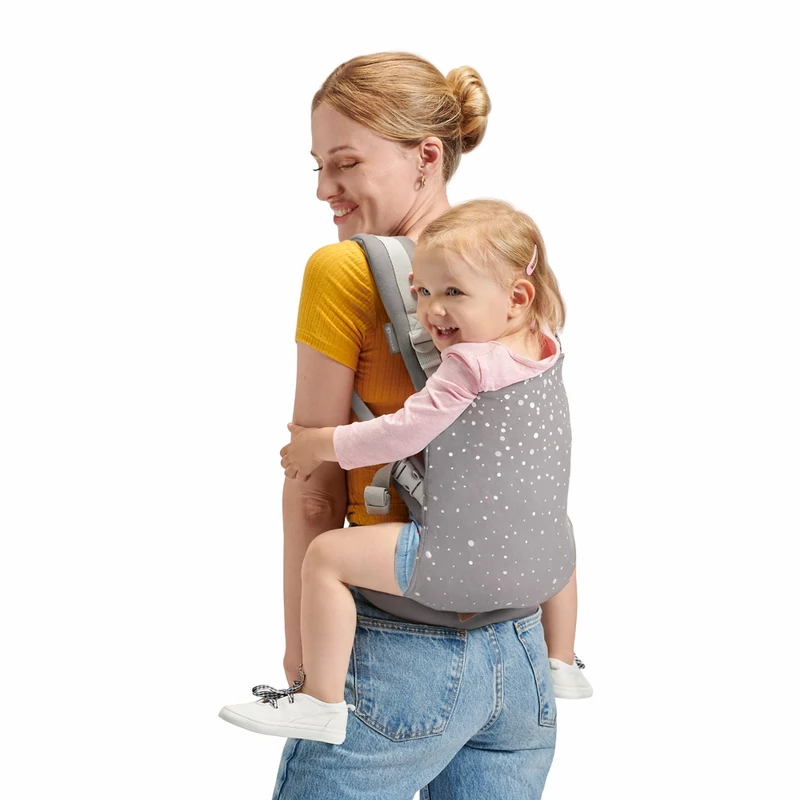 Kinderkraft kenguru Nino confetti szürke
