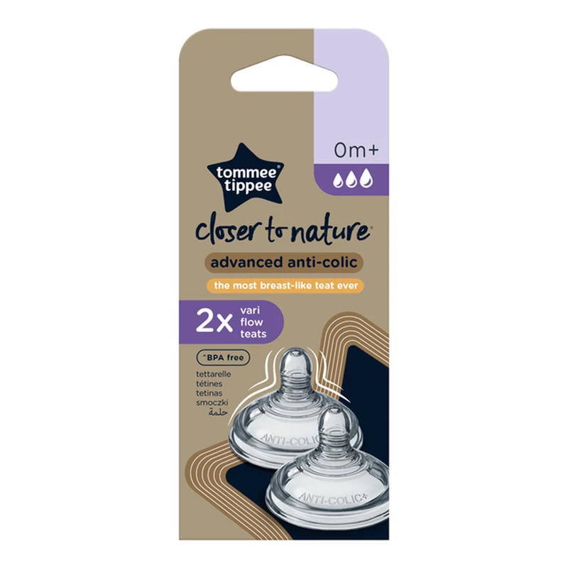 Tommee Tippee cumisüveg cumi Advanced anti colic 2 db variábilis