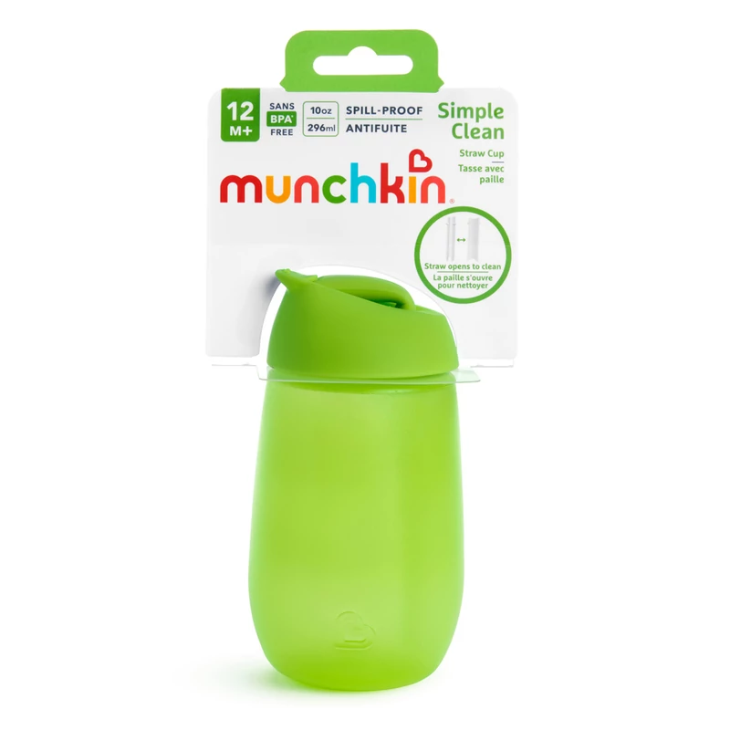 Munchkin itatópohár Simple Clean 296ml 12hó zöld