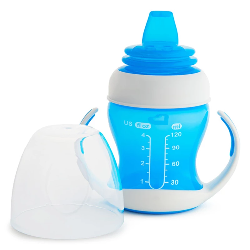 Munchkin tanulópohár Gentle 118ml 4hó kék