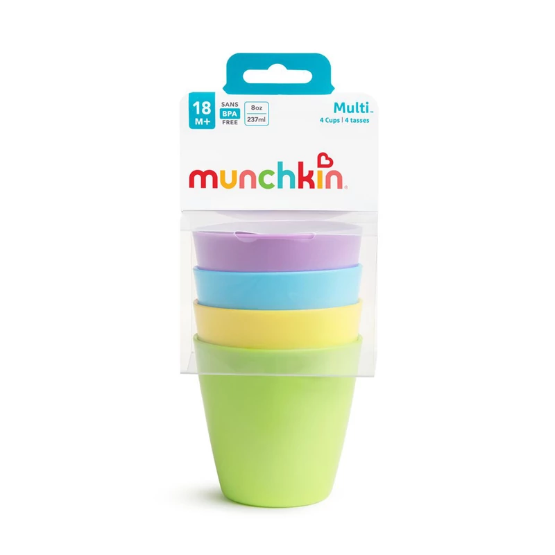 Munchkin pohár szett Multi 237ml 18hó 4db