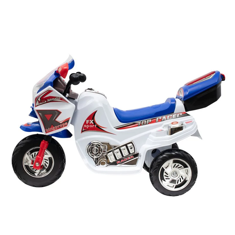 Baby Mix elektromos motor RACER fehér-kék