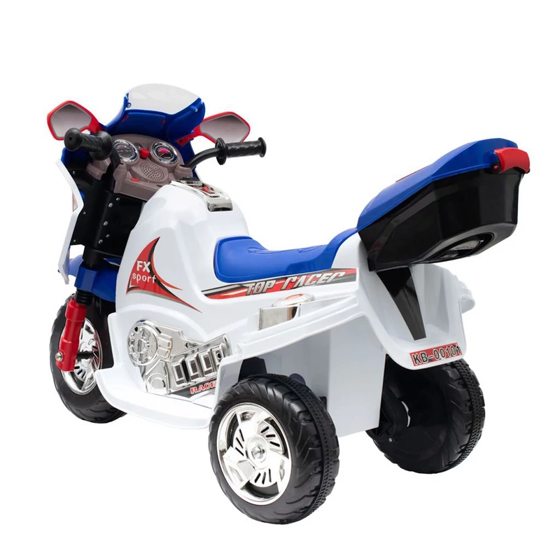 Baby Mix elektromos motor RACER fehér-kék