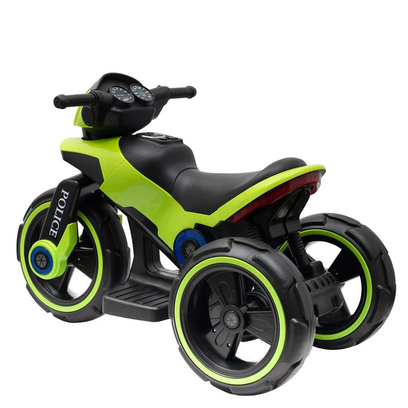 Baby Mix elektromos motor POLICE zöld
