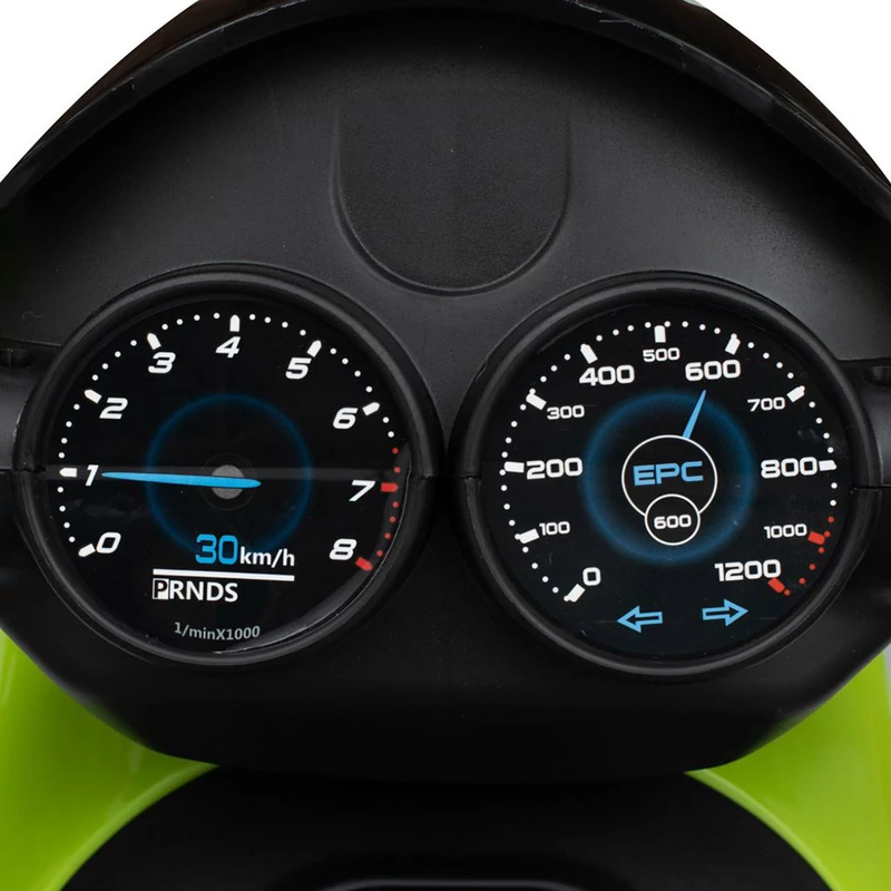 Baby Mix elektromos motor POLICE zöld
