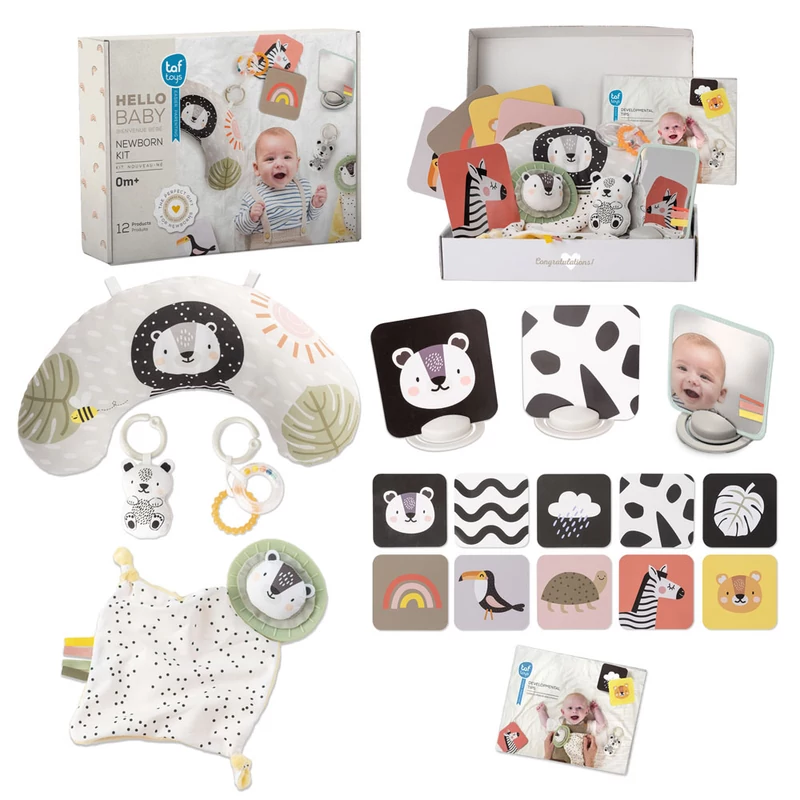Taf Toys újszülött fejlesztõ és játékkészlet Hello Baby Newborn kit 12915