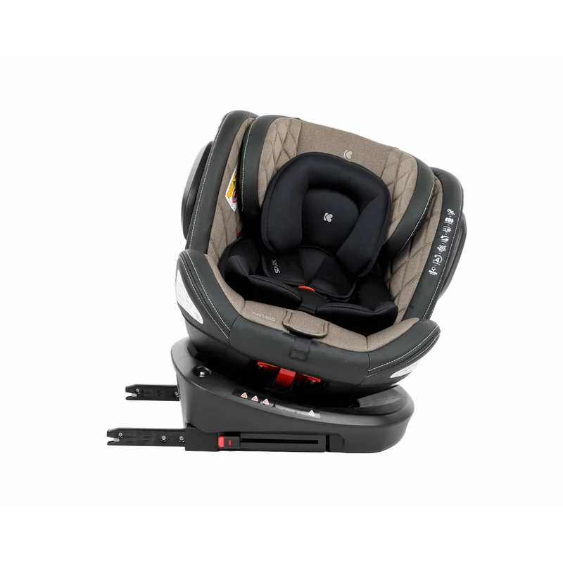 Kikkaboo gyerekülés Stark 360 Isofix 0-36 kg 2023 bézs