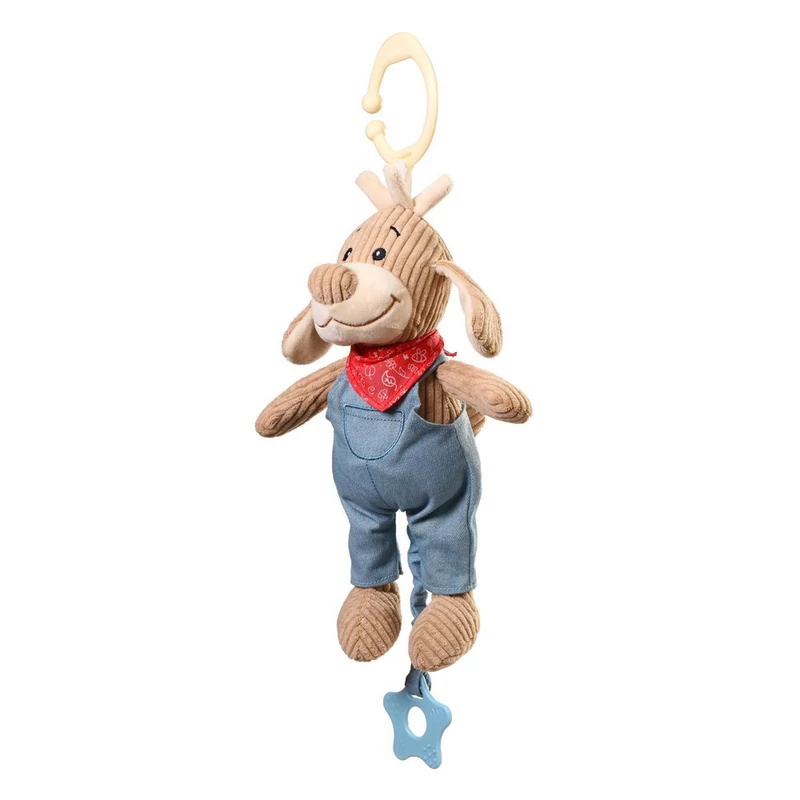 BabyOno felhúzós-zenélõ - Kertész kutya kordbársony 1124/01