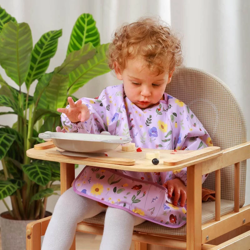 BabyOno elõke - hosszú ujjas vízálló Garden 6hó-2év 1476/01