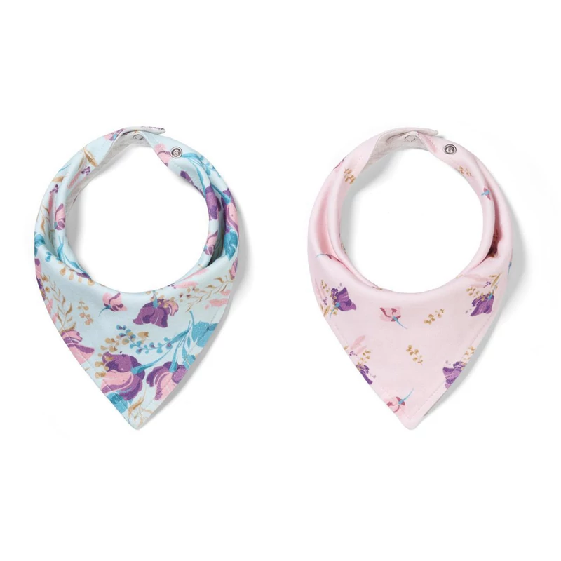 BabyOno elõke - háromszög 2db Floral 879/16