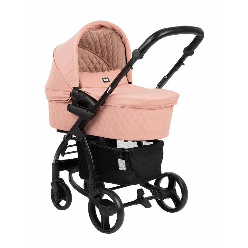 Kikkaboo babakocsi 3in1 Madrid 2020 melanzs pink