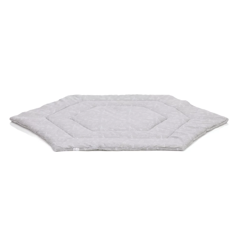 Fillikid betét hatszögletû utazójárókába 124cm átmérőjû szürke Safari 1121-77