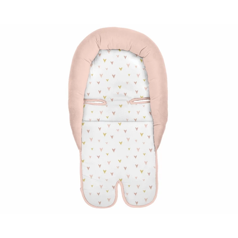 Kikkaboo fejszûkítő autósülésbe memóriahabos  pink szívek