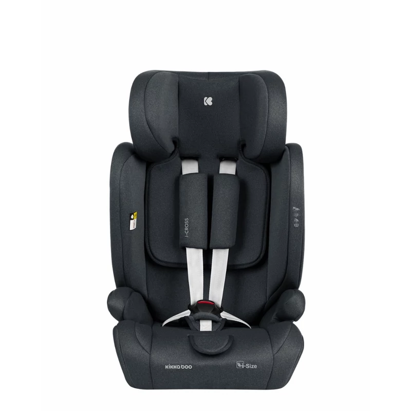 Kikkaboo gyerekülés i-Cross Top tether i-Size 76-150 cm sötétszürke
