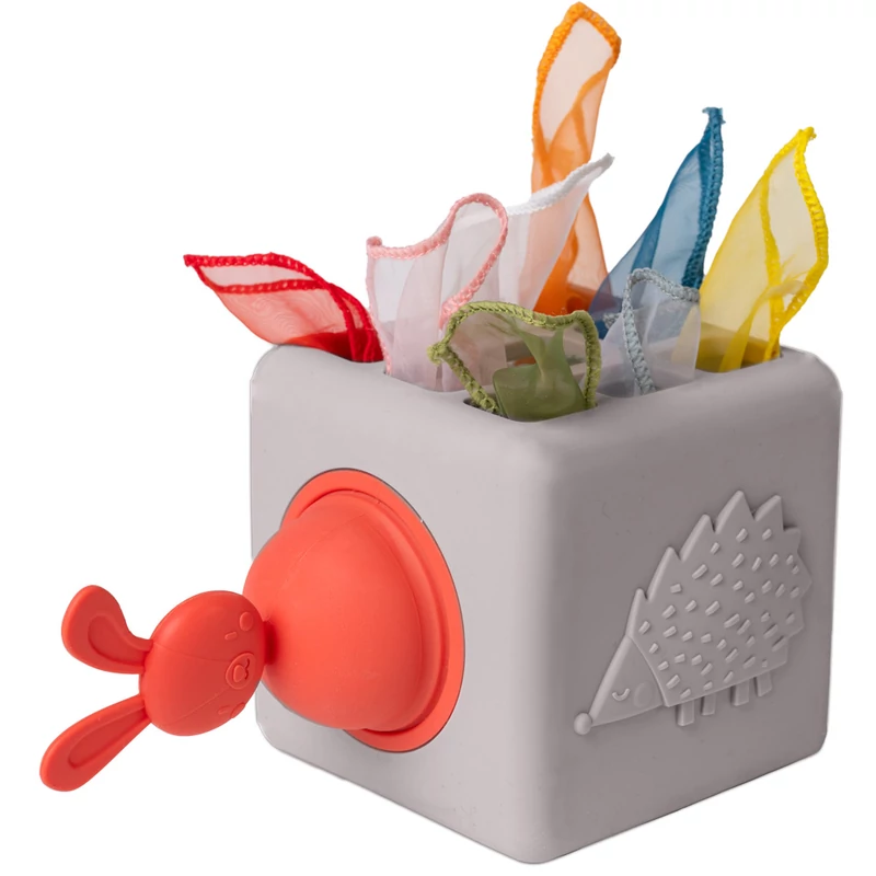 Taf Toys kendõs játékdoboz pop-up nyuszival 13405