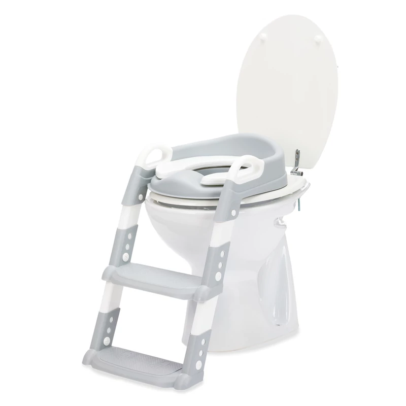 Fillikid lépcsős wc szûkítő Ben szürke/fehér BST023-07