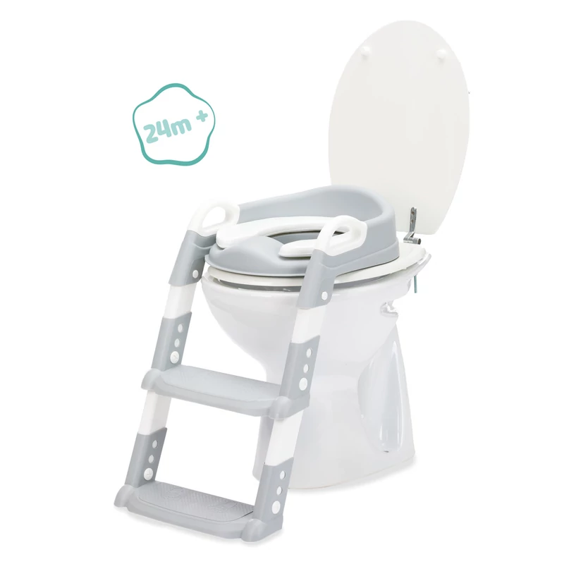 Fillikid lépcsõs wc szûkítõ Ben szürke/fehér BST023-07