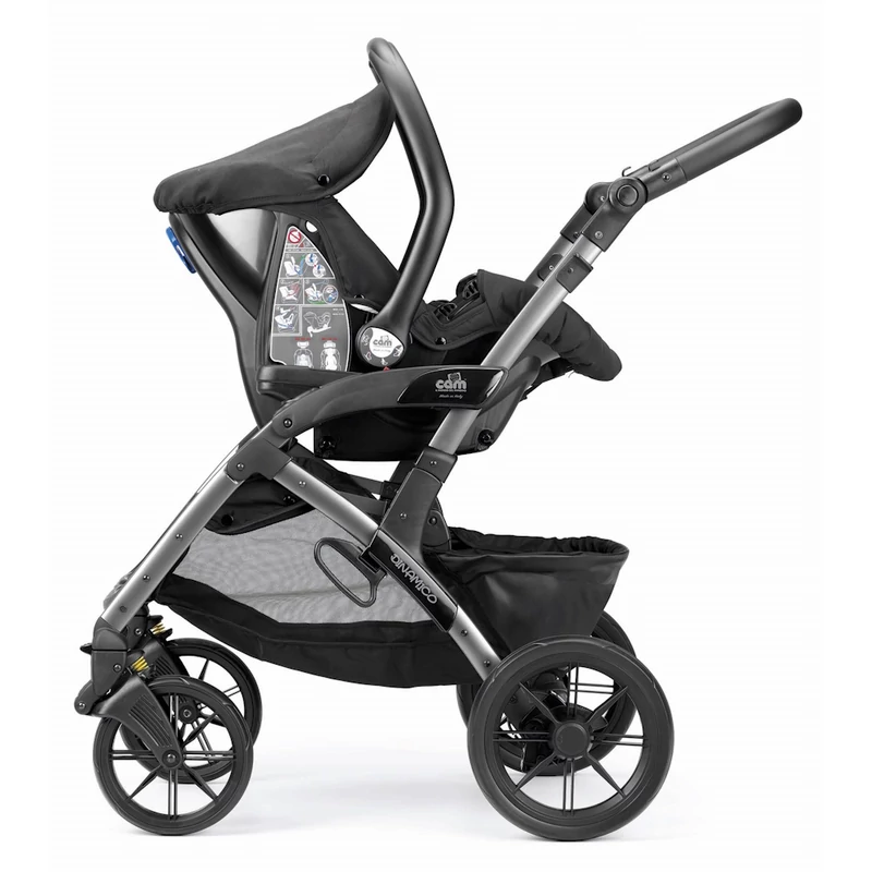 CAM hordozó Area Zero Plusz I-Size 40-75cm Dinamico és Fluido babakocsikra 761 fekete
