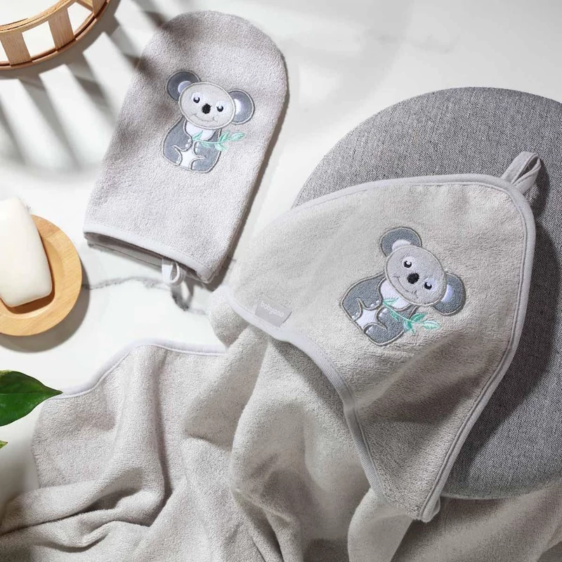 BabyOno fürdetőkesztyû - bambusz koala/szürke 347/09