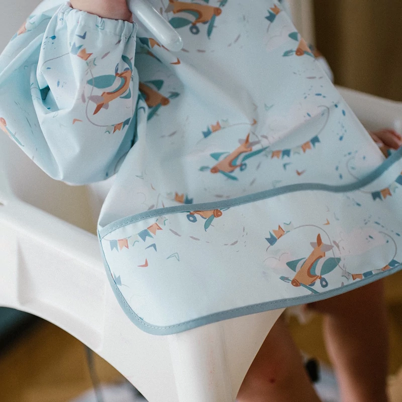 BabyOno előke - hosszú ujjas vízálló Plane 6hó-2év 1476/03