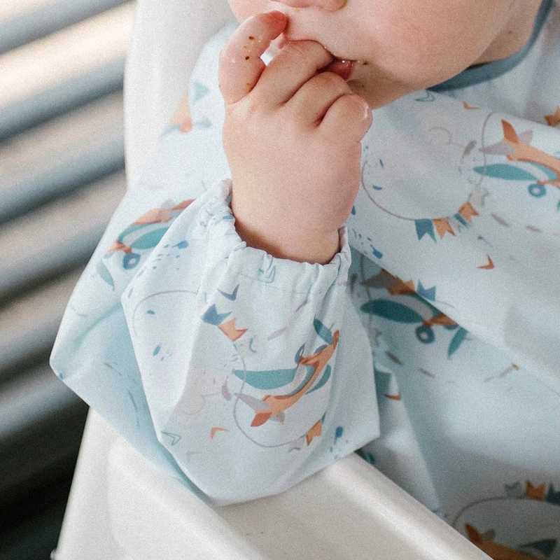 BabyOno elõke - hosszú ujjas vízálló Plane 6hó-2év 1476/03