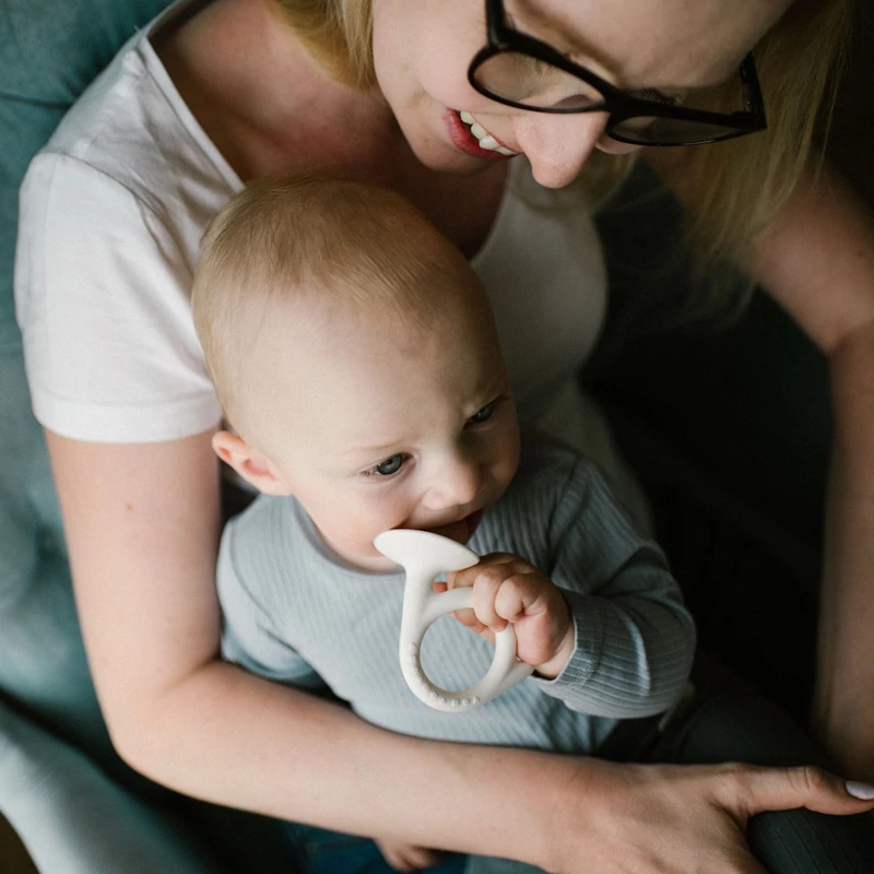 BabyOno rágóka csiga fehér/kék 1597/02