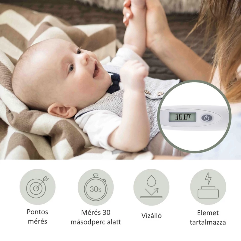 Zopa lázmérő digitális flexibilis 30mp koala ZOP086552