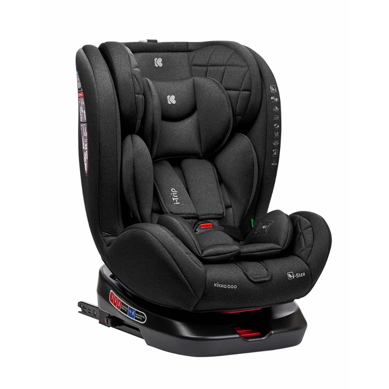 Kikkaboo gyerekülés i-Trip 360 fok i-Size Isofix 40-150 cm fekete