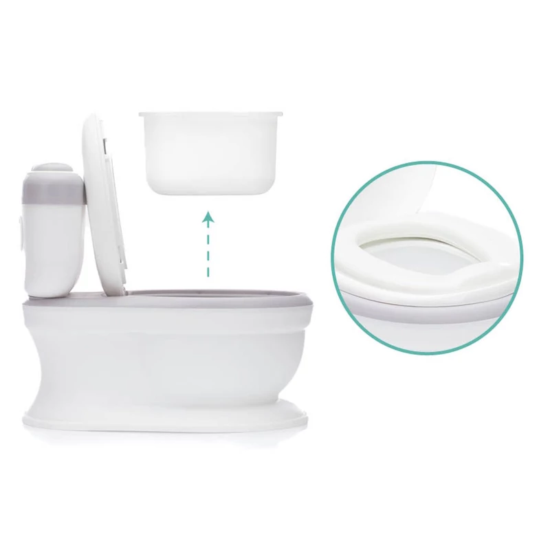 Fillikid mini WC gyerekeknek Marlin szürke/fehér BP047-07